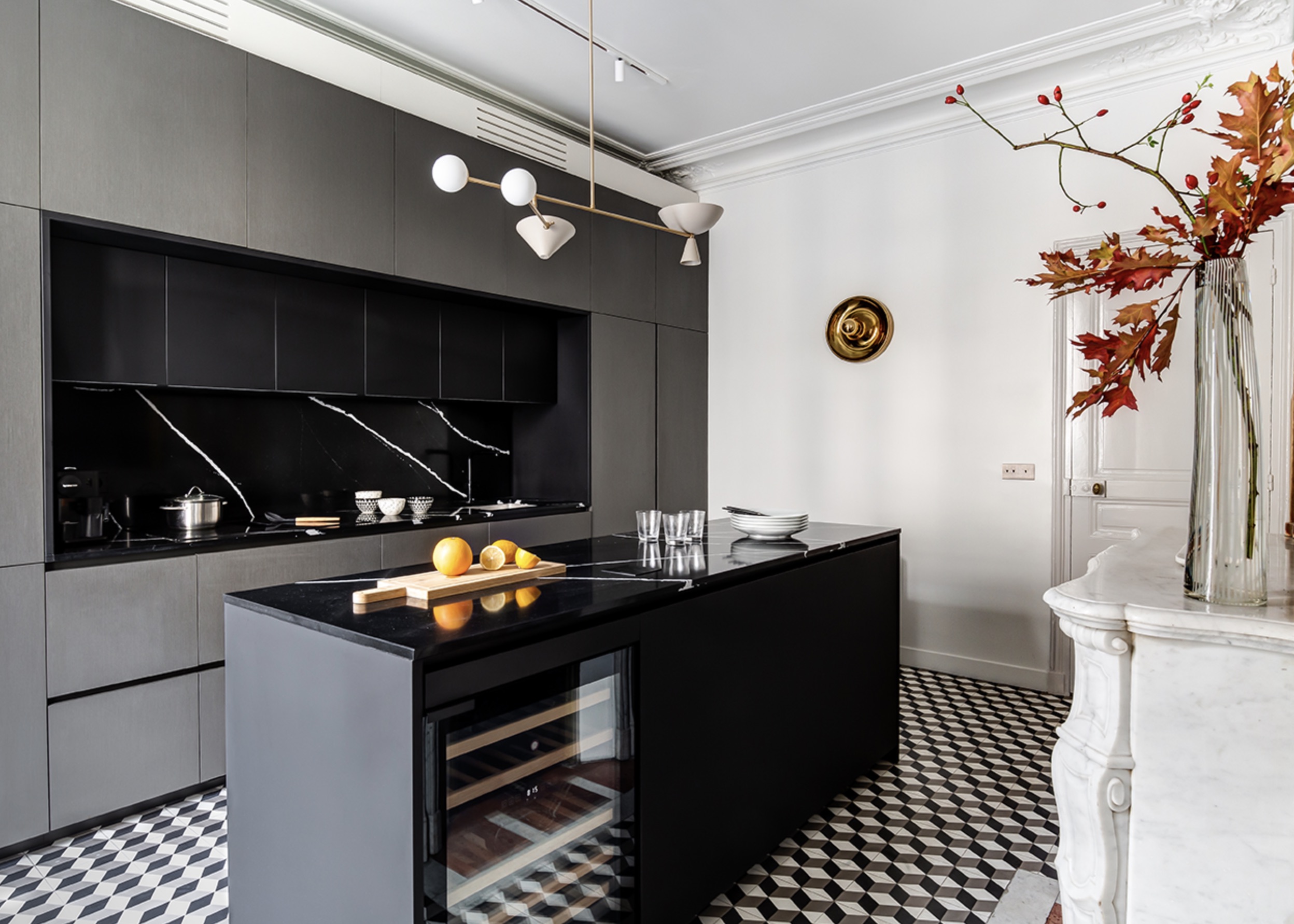 À propos Cuisine sur mesure dans un appartement rénové par Artevista