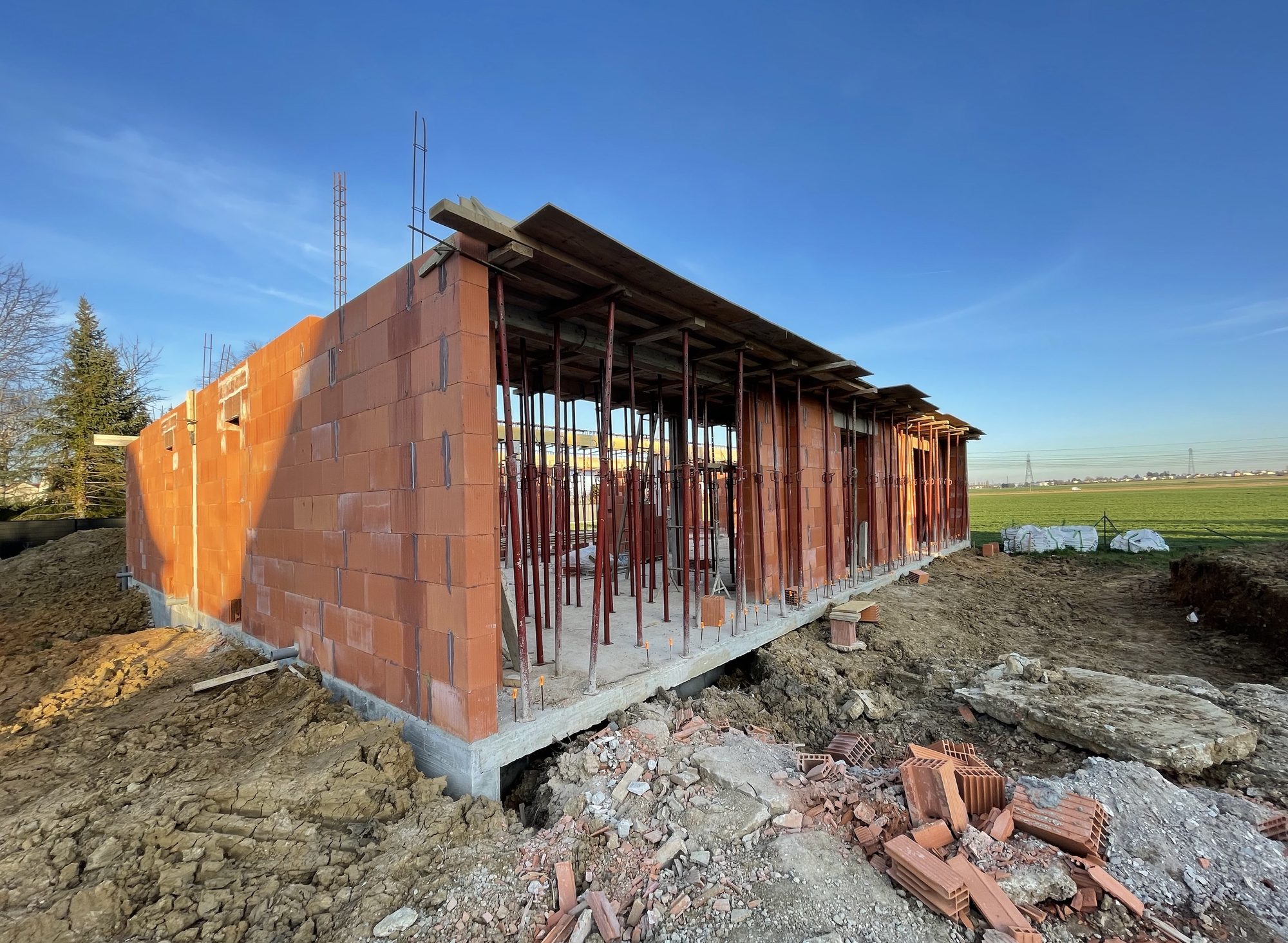 Chantier de construction neuve